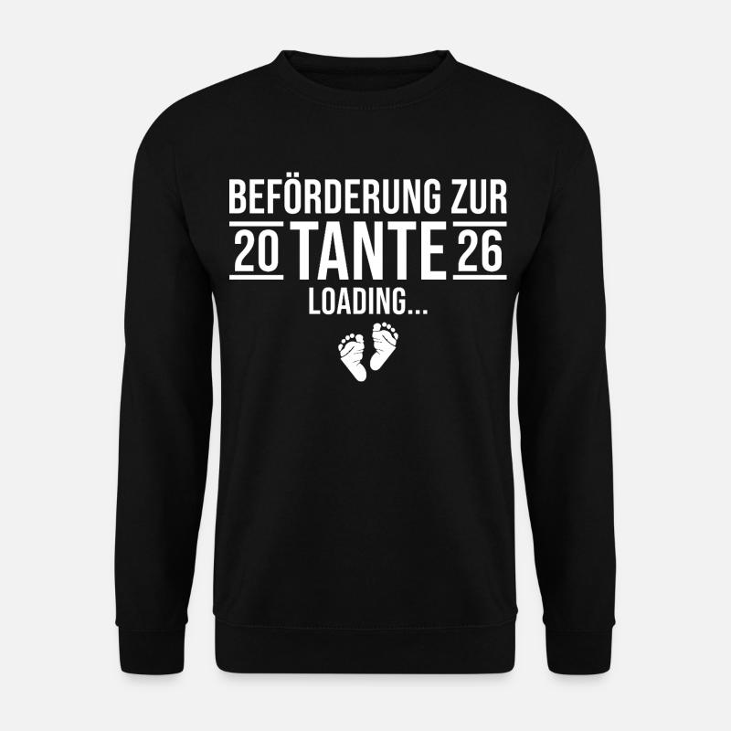 Aunt 2026 loading - Future godmother - Unisex Sweatshirt - black