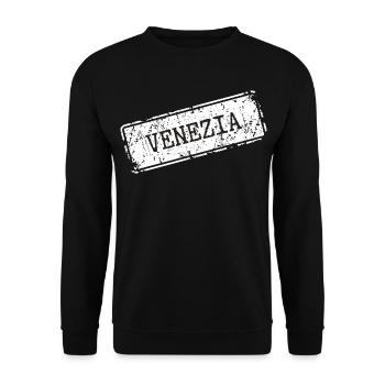Venezia City Silhouette Design - Sweat-shirt Unisexe - noir - Devant - Alina (178cm) & Michal (187cm)
