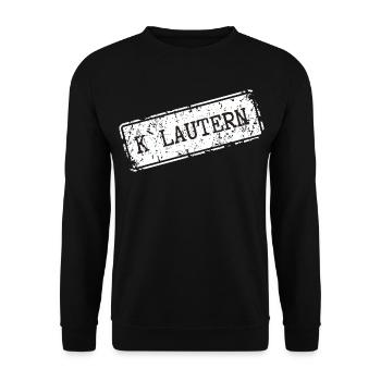 Kaiserslautern - Unisex Sweatshirt - black - Front - Alina (178cm) & Michal (187cm)