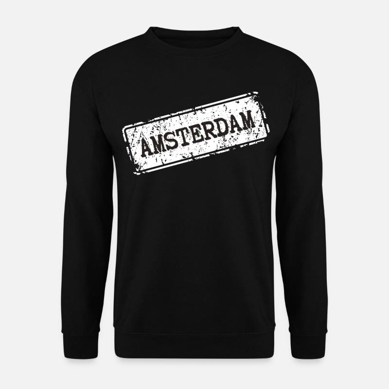  Amsterdam Street Style - Unisex Pullover - Schwarz