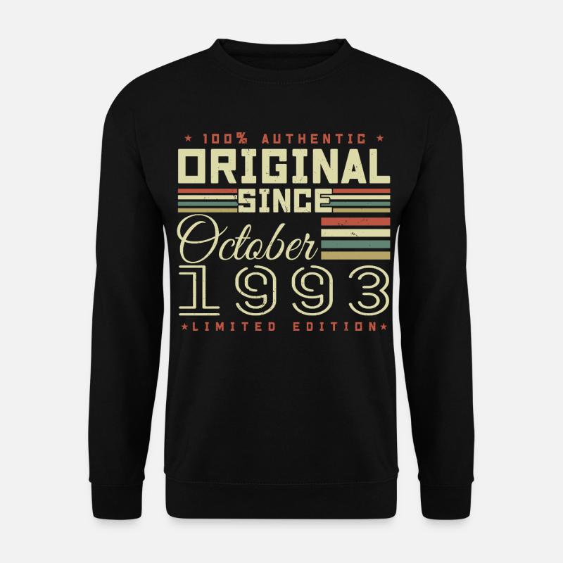 Legendary Since October 1993 | October 1993 - Unisex Sweatshirt - black