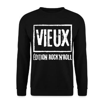 OLD Rock Edition - Unisex Pullover - Schwarz - Vorne - Alina (178cm) & Michal (187cm)