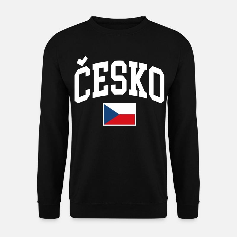 Tschechien Flagge - Unisex Pullover - Schwarz
