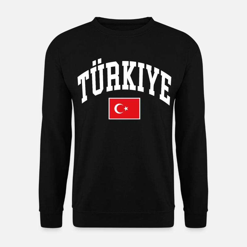 Turkey Flag - Unisex Sweatshirt - black
