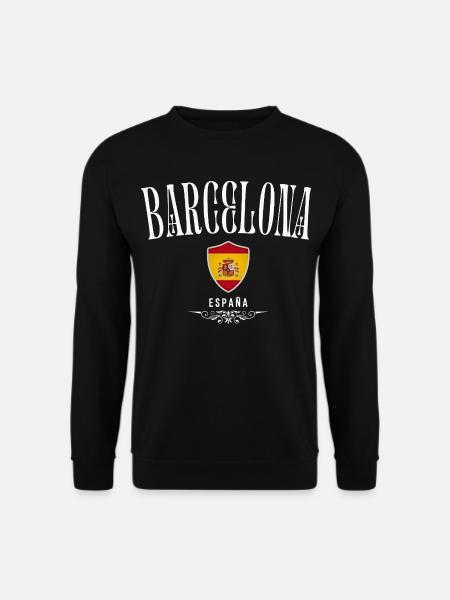 J’aime Barcelone, Barcelone Espagne - Sweat-shirt Unisexe - noir