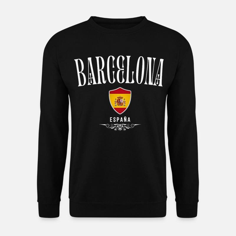 J’aime Barcelone, Barcelone Espagne - Sweat-shirt Unisexe - noir
