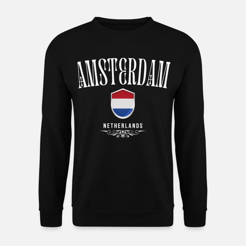 Amo Amsterdam, Amsterdam Netherlands - Unisex Sweatshirt - black