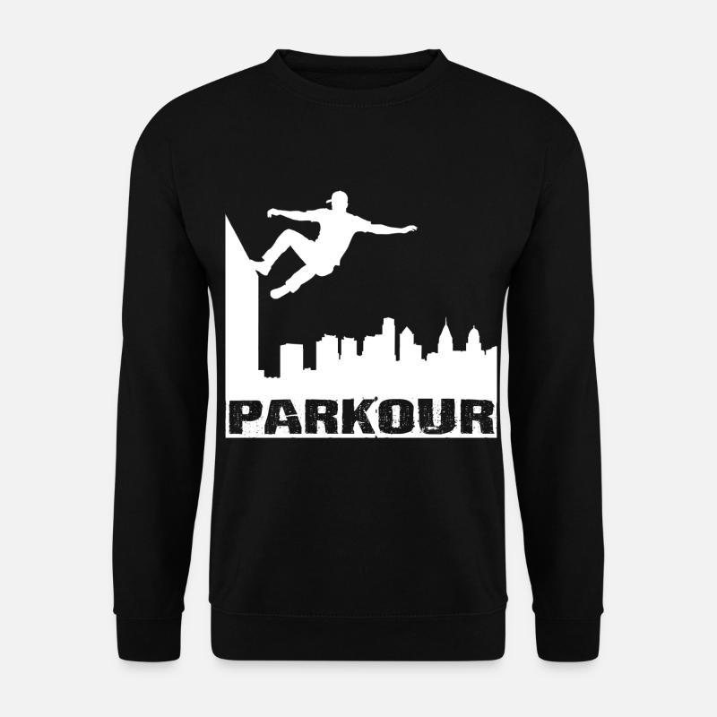 Parkour - Unisex Pullover - Schwarz