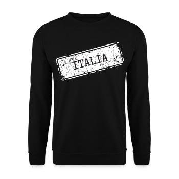 Italia - Unisex Pullover - Schwarz - Vorne - Alina (178cm) & Michal (187cm)