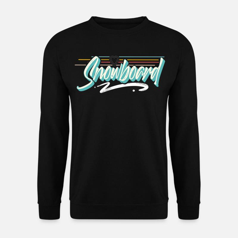 Snowboard - Unisex Pullover - Schwarz