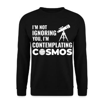 Astronomie Conception du système solaire - Sweat-shirt Unisexe - noir - Devant - Alina (178cm) & Michal (187cm)