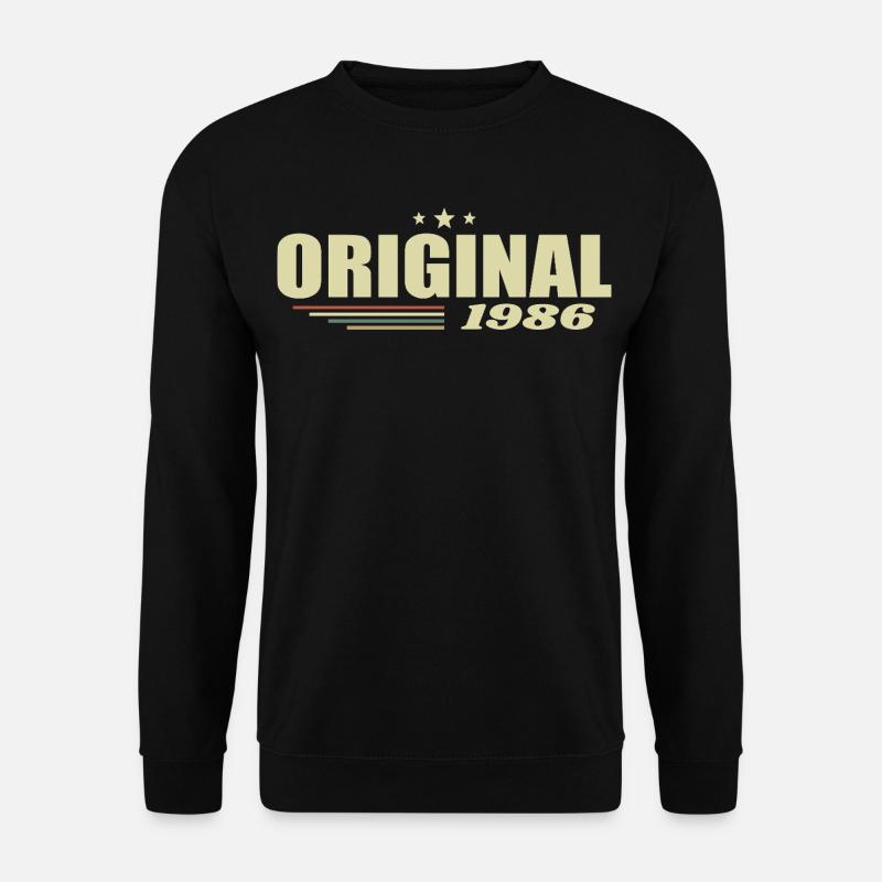 39. Geburtstag 39 Jahre Original 1986 - Unisex Pullover - Schwarz