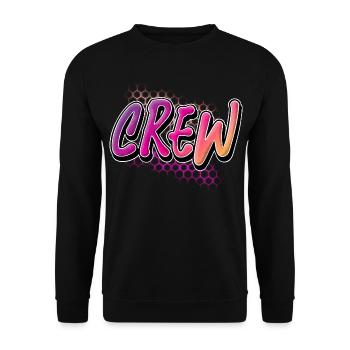crew - Unisex Sweatshirt - black - Front - Alina (178cm) & Michal (187cm)
