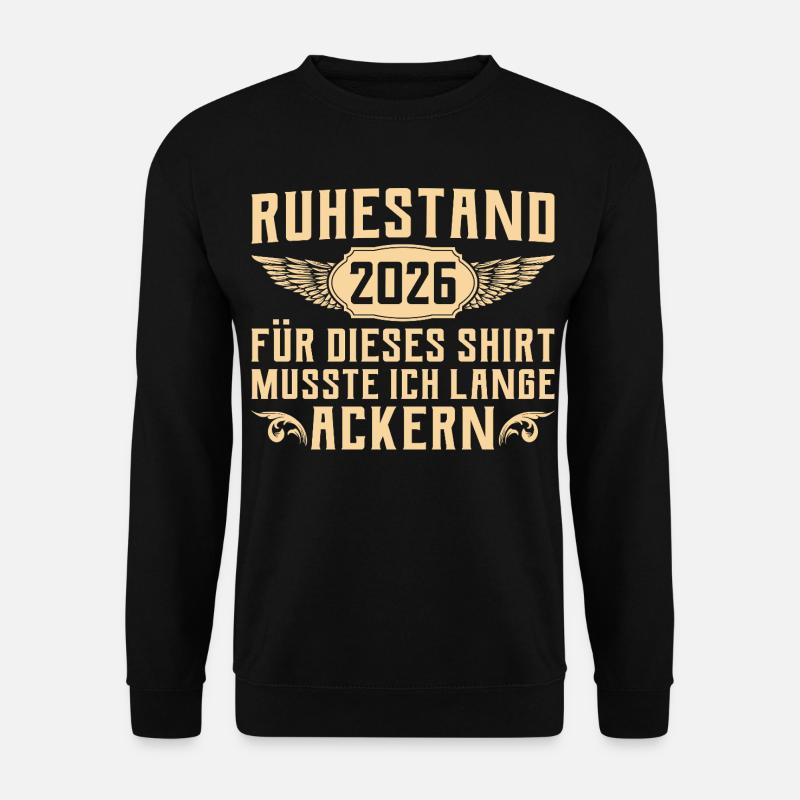 Rentner Abschied Kollege - Ruhestand 2026 - Unisex Pullover - Schwarz