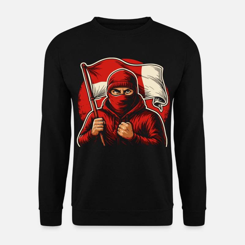 Ventilateurs Cologne Berlin Rot Weiss - Sweat-shirt Unisexe - noir