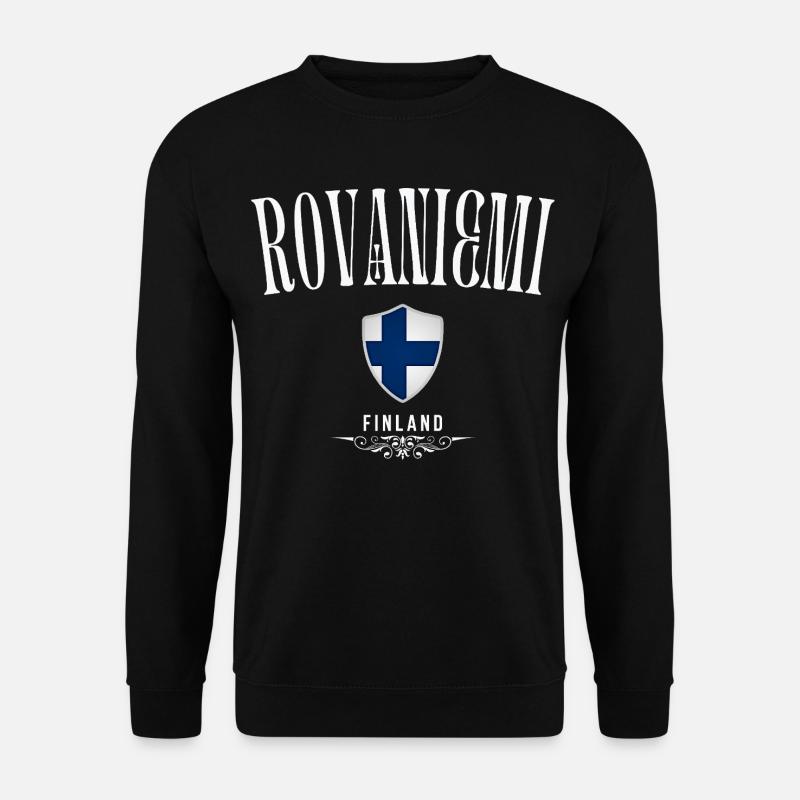 Rovaniemi Finnland, Rovaniemi Souvenir - Unisex Pullover - Schwarz