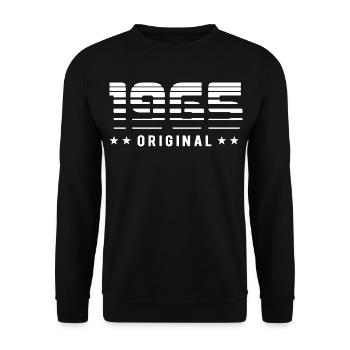 Original 1965 Édition Limitée - Anniversaire - Sweat-shirt Unisexe - noir - Devant - Alina (178cm) & Michal (187cm)