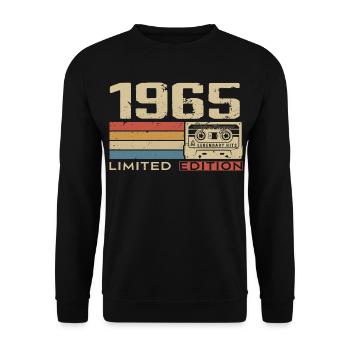 Legends 1965 Vintage 1965 Jubilee 1965 vintage - Unisex Sweatshirt - black - Front - Alina (178cm) & Michal (187cm)