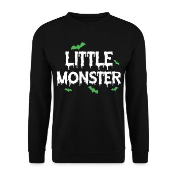 petit monstre - Sweat-shirt Unisexe - noir - Devant - Alina (178cm) & Michal (187cm)
