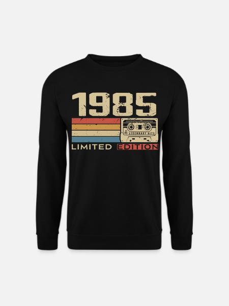 Legenden 1985 Jahrgang 1985 Jubiläum Jahrgang 1985 - Unisex Pullover - Schwarz