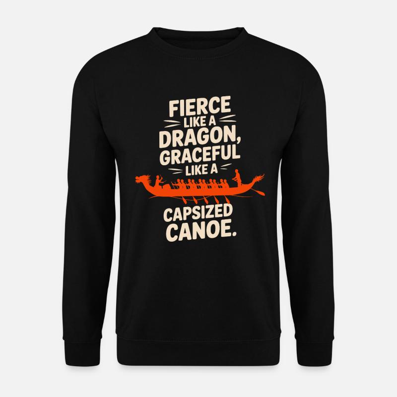 Synchronisierte Paddelmannschaft - Unisex Pullover - Schwarz