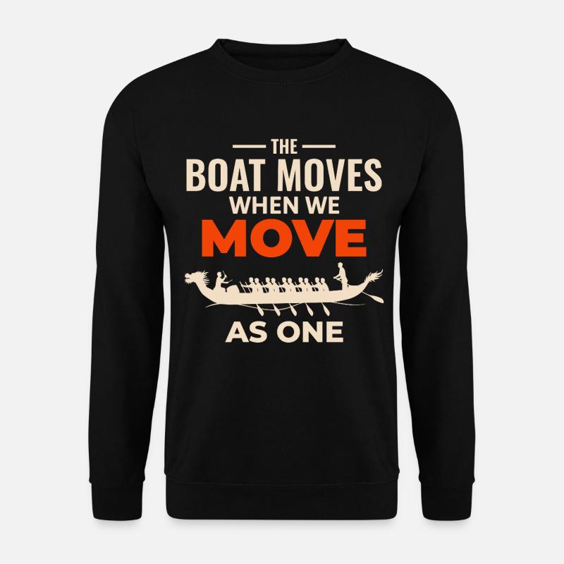Drachenboot Unity Design - Unisex Pullover - Schwarz