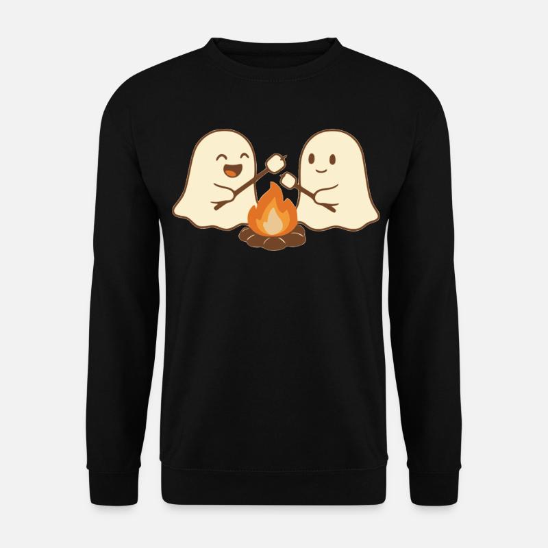 Ghost Fire Camp Halloween - Unisex Sweatshirt - black