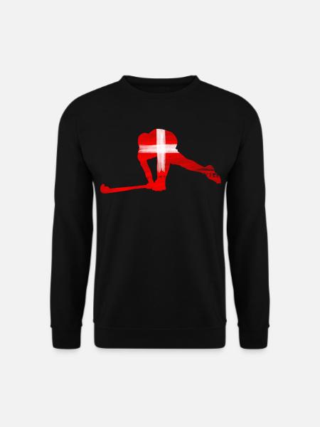 Hockey Schweiz - Unisex Pullover - Schwarz