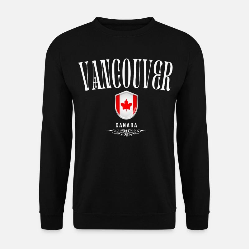 Vancouver Canada, Vancouver souvenir - Unisex Sweatshirt - black