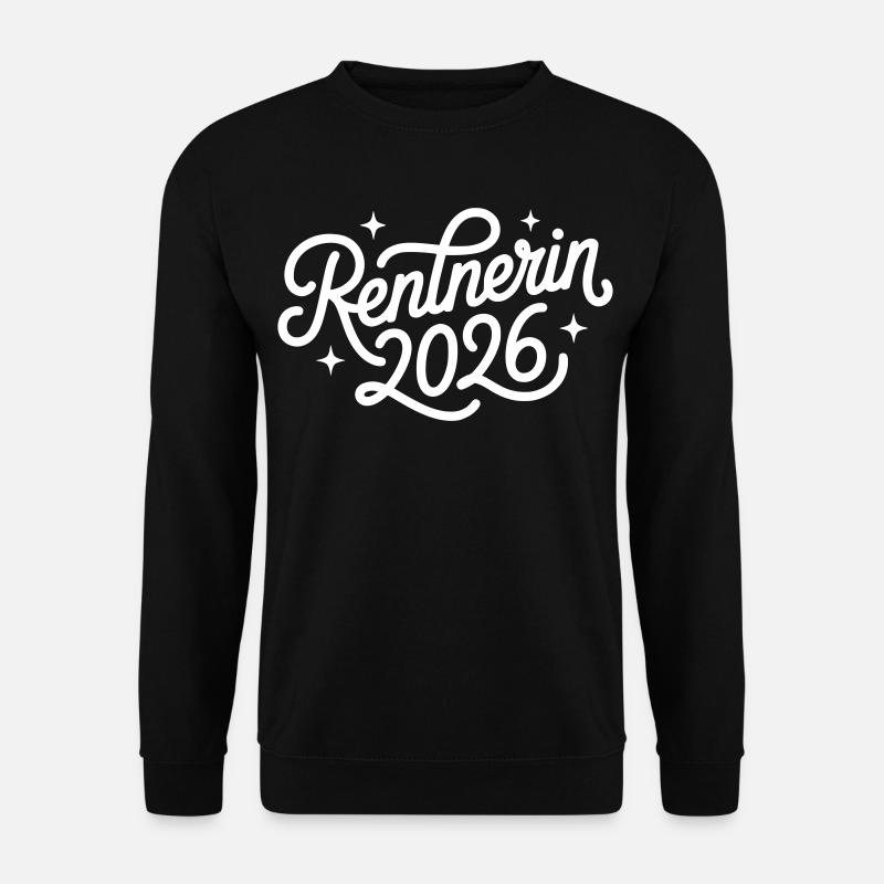 Rentnerin 2026 - Unisex Pullover - Schwarz