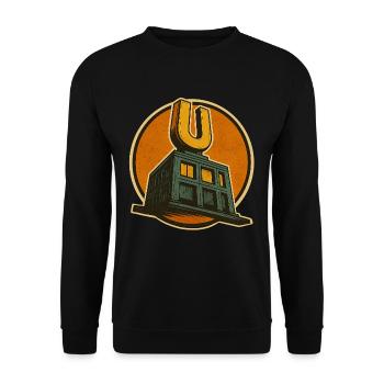 Dortmund U - Sweat-shirt Unisexe - noir - Devant - Alina (178cm) & Michal (187cm)