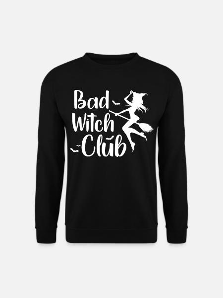 Bad Witch Club Halloween - Unisex Sweatshirt - black