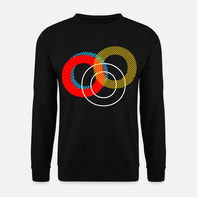 O Lettering Design - Unisex Pullover - Schwarz