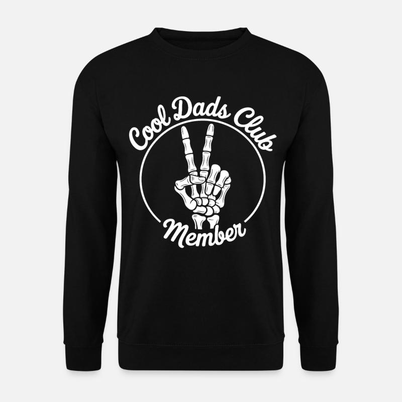 Cool Dad Skeleton Hand Design - Unisex Sweatshirt - black