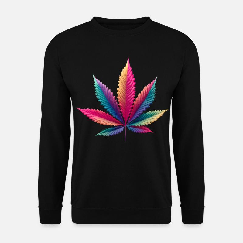 Cabbage leaf - Unisex Sweatshirt - black