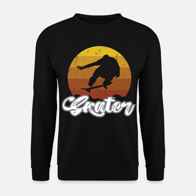 Skater - Unisex Pullover - Schwarz