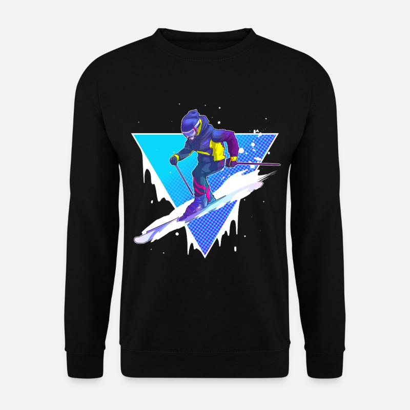 Ski - Unisex Pullover - Schwarz