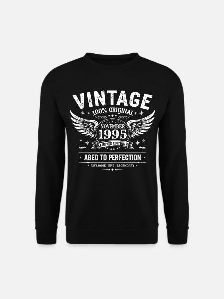 30 Years Anniversary | Birthday November 1995 - Unisex Sweatshirt - black