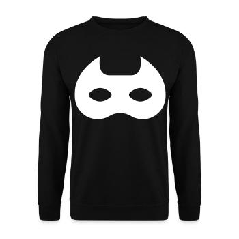 Mask of a Superhero - Unisex Sweatshirt - black - Front - Alina (178cm) & Michal (187cm)
