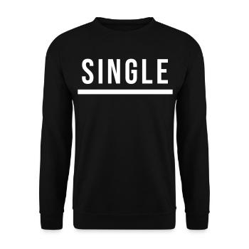 Cadeau unique - Sweat-shirt Unisexe - noir - Devant - Alina (178cm) & Michal (187cm)
