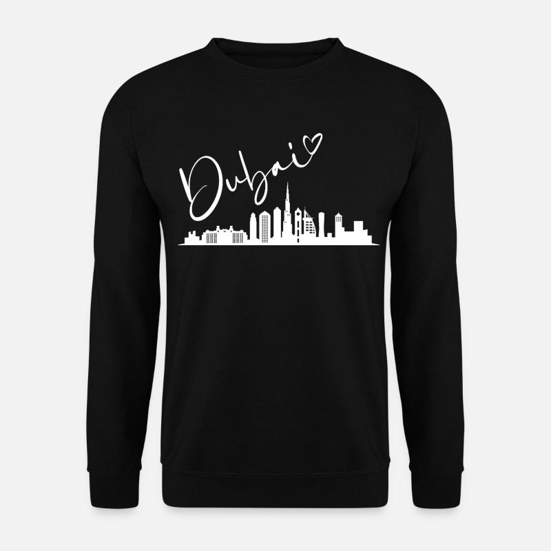 Dubai – Skyline der Träume - Unisex Pullover - Schwarz