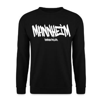 mannheim_barackler - Unisex Sweatshirt - black - Front - Alina (178cm) & Michal (187cm)