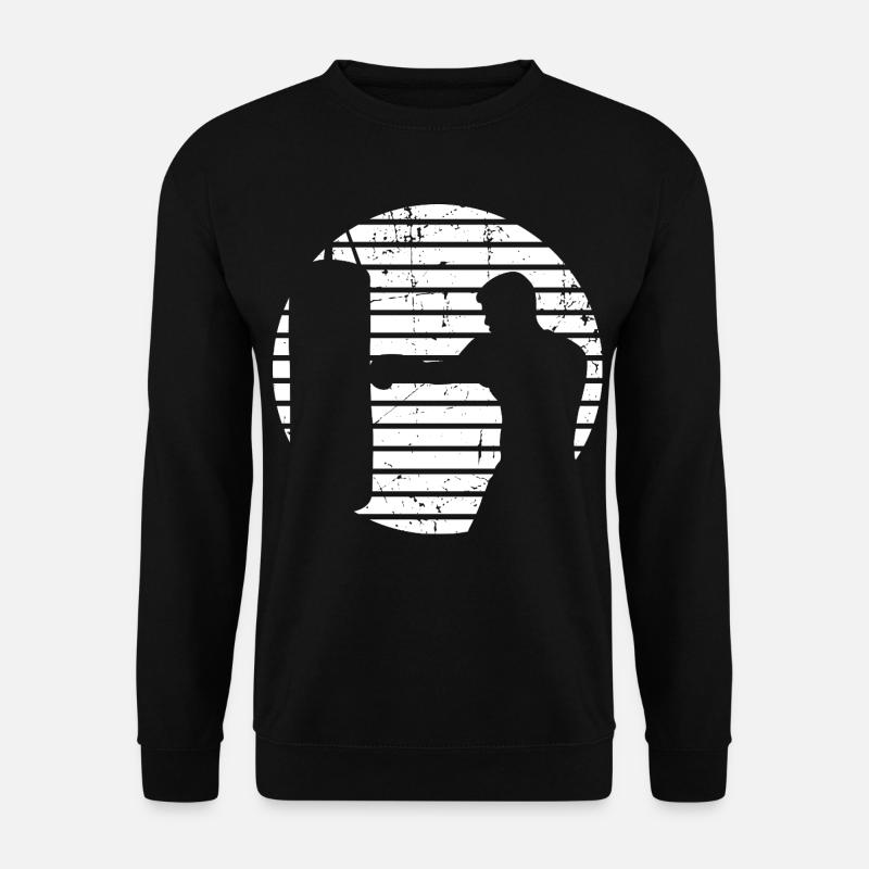Boxer Skizze - Unisex Pullover - Schwarz