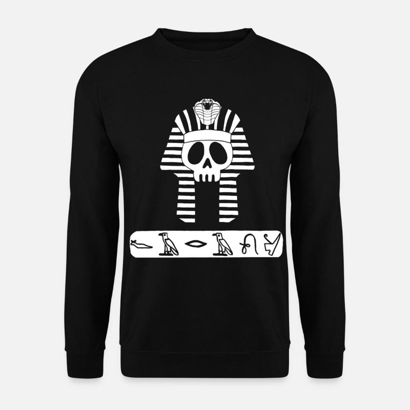 Skull of the White Pharaoh - Unisex Sweatshirt - black