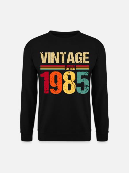 1985 Limited Edition - Unisex Sweatshirt - black