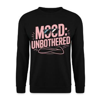 Humeur Sérénité sans dérangement - Sweat-shirt Unisexe - noir - Devant - Alina (178cm) & Michal (187cm)