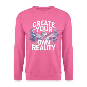 Façonner sa propre réalité - Sweat-shirt Unisexe - rose - Devant