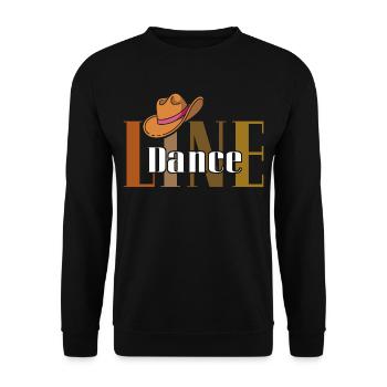 LineDance Chapeau de cowboy - Sweat-shirt Unisexe - noir - Devant - Alina (178cm) & Michal (187cm)