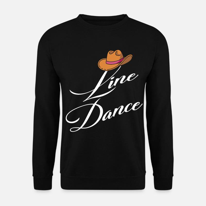 Line Dance Eleganz - Unisex Pullover - Schwarz