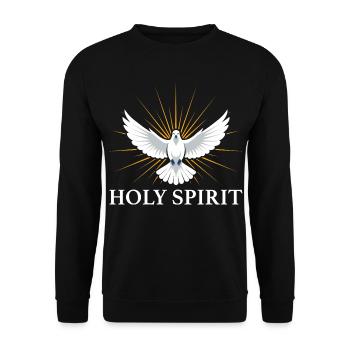 Heiliger Geist Taube mit Strahlen Glaube Religion - Sweat-shirt Unisexe - noir - Devant - Alina (178cm) & Michal (187cm)